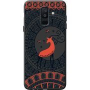 Черный чехол BoxFace Samsung A605 Galaxy A6 Plus 2018 Ornament