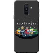 Черный чехол BoxFace Samsung A605 Galaxy A6 Plus 2018 Among Us Impostors
