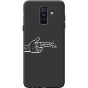 Черный чехол BoxFace Samsung A605 Galaxy A6 Plus 2018 Pew Pew