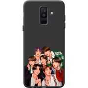 Черный чехол BoxFace Samsung A605 Galaxy A6 Plus 2018 BTS