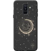 Черный чехол BoxFace Samsung A605 Galaxy A6 Plus 2018 Moon