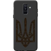 Черный чехол BoxFace Samsung A605 Galaxy A6 Plus 2018 Ukrainian Trident