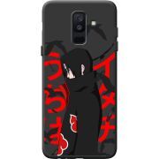 Черный чехол BoxFace Samsung A605 Galaxy A6 Plus 2018 Учиха Итачи