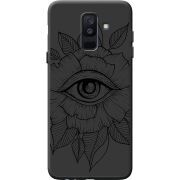 Черный чехол BoxFace Samsung A605 Galaxy A6 Plus 2018 Eye