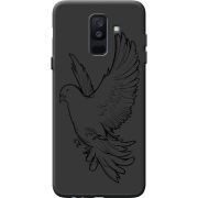 Черный чехол BoxFace Samsung A605 Galaxy A6 Plus 2018 Dove