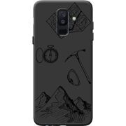 Черный чехол BoxFace Samsung A605 Galaxy A6 Plus 2018 Mountains