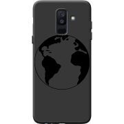 Черный чехол BoxFace Samsung A605 Galaxy A6 Plus 2018 Earth
