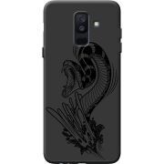 Черный чехол BoxFace Samsung A605 Galaxy A6 Plus 2018 Snake