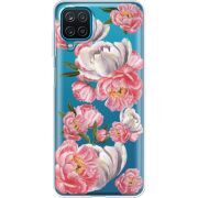 Прозрачный чехол BoxFace Samsung A125 Galaxy A12 Peony Watercolor Style