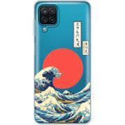 Прозрачный чехол BoxFace Samsung A125 Galaxy A12 Большая волна в Канагаве
