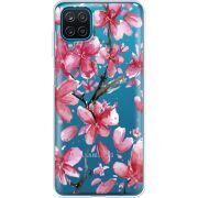 Прозрачный чехол BoxFace Samsung A125 Galaxy A12 Pink Magnolia