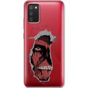 Прозрачный чехол BoxFace Samsung A025 Galaxy A02S Нападение Титана
