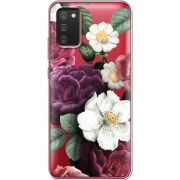Прозрачный чехол BoxFace Samsung A025 Galaxy A02S Floral Dark Dreams