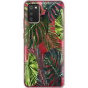 Прозрачный чехол BoxFace Samsung A025 Galaxy A02S Palm Tree