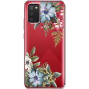 Прозрачный чехол BoxFace Samsung A025 Galaxy A02S Floral