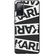 Черный чехол BoxFace Samsung G780 Galaxy S20 FE White Karl