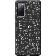 Черный чехол BoxFace Samsung G780 Galaxy S20 FE E=mc2