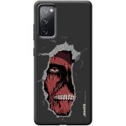 Черный чехол BoxFace Samsung G780 Galaxy S20 FE Нападение на Титана