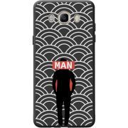 Черный чехол BoxFace Samsung J510 Galaxy J5 2016 Man Pattern