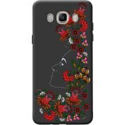 Черный чехол BoxFace Samsung J510 Galaxy J5 2016 3D Ukrainian Muse