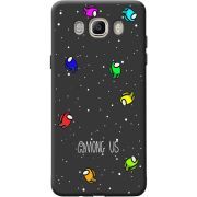 Черный чехол BoxFace Samsung J510 Galaxy J5 2016 Among Us Invisible