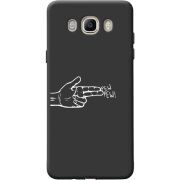 Черный чехол BoxFace Samsung J510 Galaxy J5 2016 Pew Pew