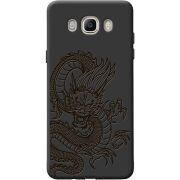 Черный чехол BoxFace Samsung J510 Galaxy J5 2016 Chinese Dragon