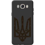 Черный чехол BoxFace Samsung J510 Galaxy J5 2016 Ukrainian Trident