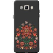 Черный чехол BoxFace Samsung J510 Galaxy J5 2016 Ukrainian Ornament