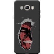 Черный чехол BoxFace Samsung J510 Galaxy J5 2016 Нападение на Титана