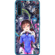 Чехол BoxFace OPPO A91 Overwatch D.VA