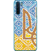 Чехол BoxFace OPPO A91 Тризуб Вишивка