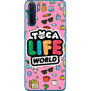 Чехол BoxFace OPPO A91 Toca Boca Life World