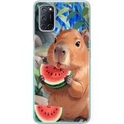 Чехол BoxFace OPPO A52 Капібара з кавуном