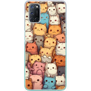 Чехол BoxFace OPPO A52 Котики муркотики