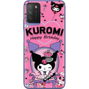 Чехол BoxFace Poco M3 День народження Kuromi