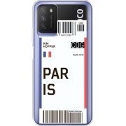 Прозрачный чехол BoxFace Xiaomi Poco M3 Ticket Paris