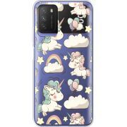 Прозрачный чехол BoxFace Xiaomi Poco M3 Unicorns