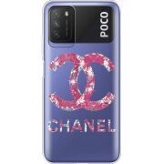 Чехол со стразами Xiaomi Poco M3 