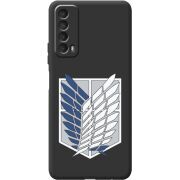 Черный чехол BoxFace Huawei P Smart 2021 Атака Титанов Крылья Свободы