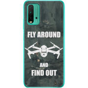 Чехол BoxFace Xiaomi Redmi 9T Дрон Fly Around