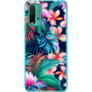 Чехол BoxFace Xiaomi Redmi 9T flowers in the tropics