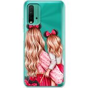 Прозрачный чехол BoxFace Xiaomi Redmi 9T Mouse Girls