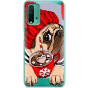 Прозрачный чехол BoxFace Xiaomi Redmi 9T Winter Puggy