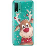 Прозрачный чехол BoxFace Xiaomi Redmi 9T Winter Deer