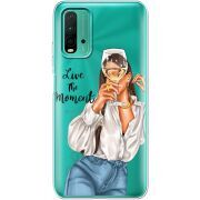 Прозрачный чехол BoxFace Xiaomi Redmi 9T Live The Moment