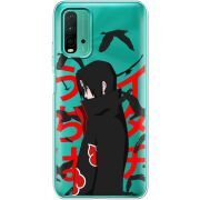 Прозрачный чехол BoxFace Xiaomi Redmi 9T Учиха Итачи