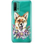 Прозрачный чехол BoxFace Xiaomi Redmi 9T Winking Fox