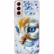 Чехол BoxFace Samsung G991 Galaxy S21 Голубоглазый Кот