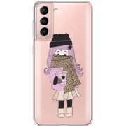 Прозрачный чехол BoxFace Samsung G991 Galaxy S21 Winter Morning Girl